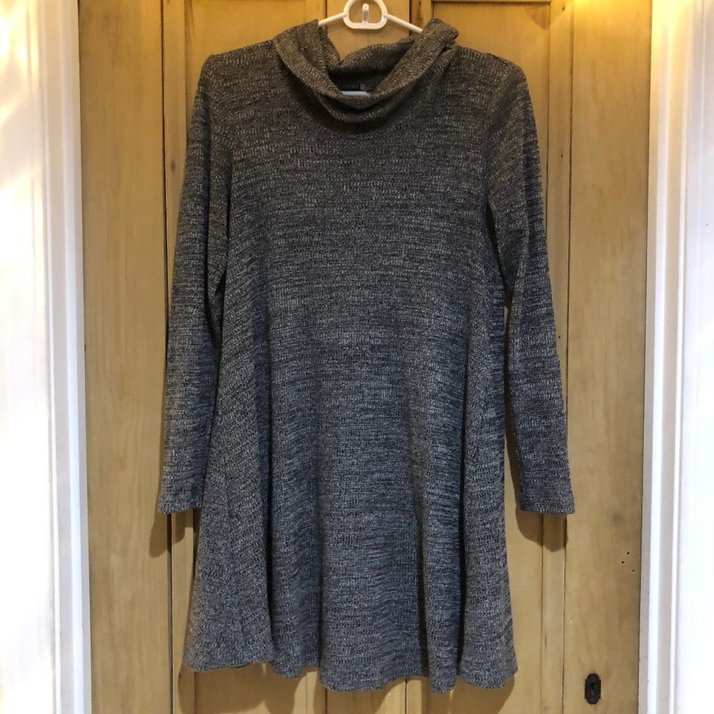 Long Sleeve Cowl Neck Dress